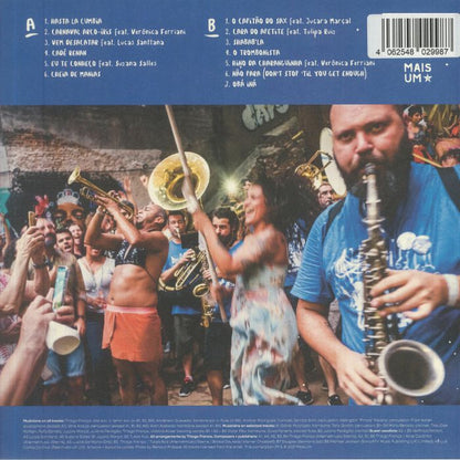 Thiago França A Espetacular Charanga Do França – The Importance Of Being Espetacular (LP, Mais Um Discos, 2021) Back Cover