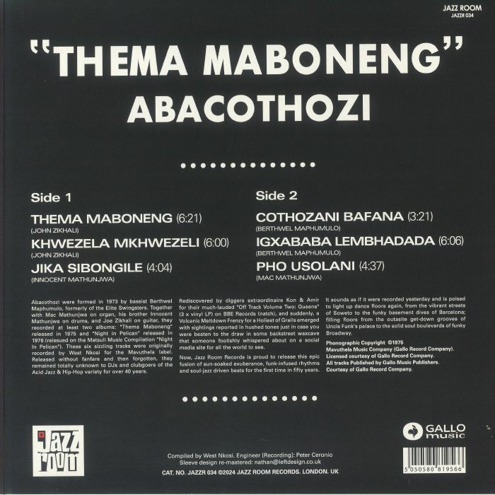 Abacothozi - Thema Maboneng (LP)