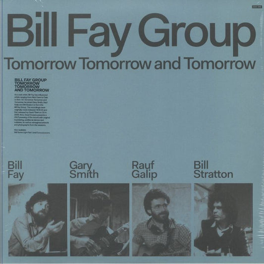 Bill Fay Group - Tomorrow Tomorrow And Tomorrow (2xLP)