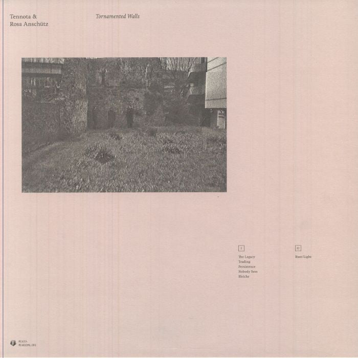 Tennota & Rosa Anschütz – Tornamented Walls (LP, Meakusma, 2025) Back Cover