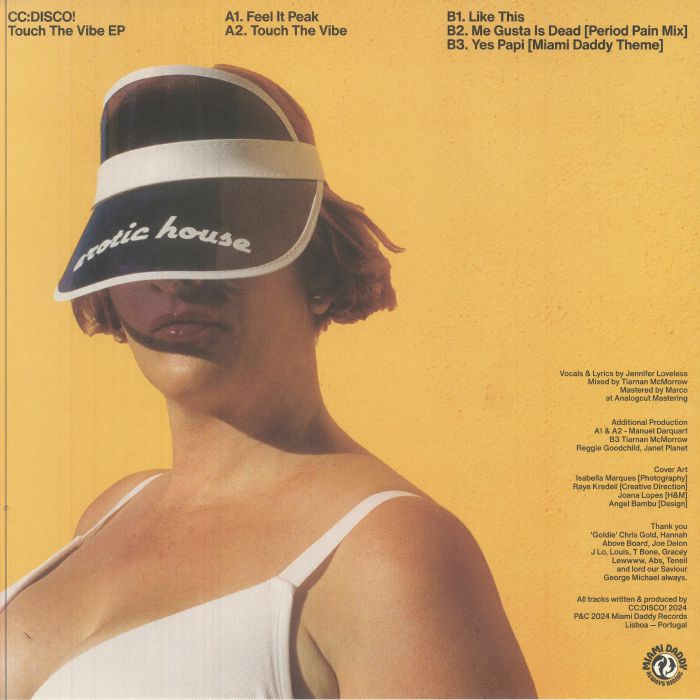 CC:DISCO! - Touch The Vibe EP (12")