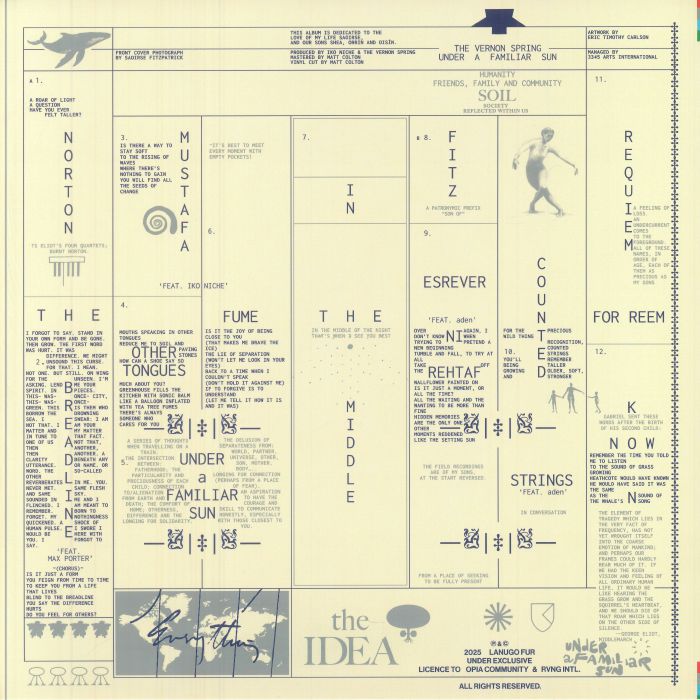 The Vernon Spring - Under A Familiar Sun (LP)