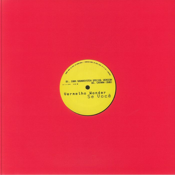 Vermelho Wonder - Se Você (12")