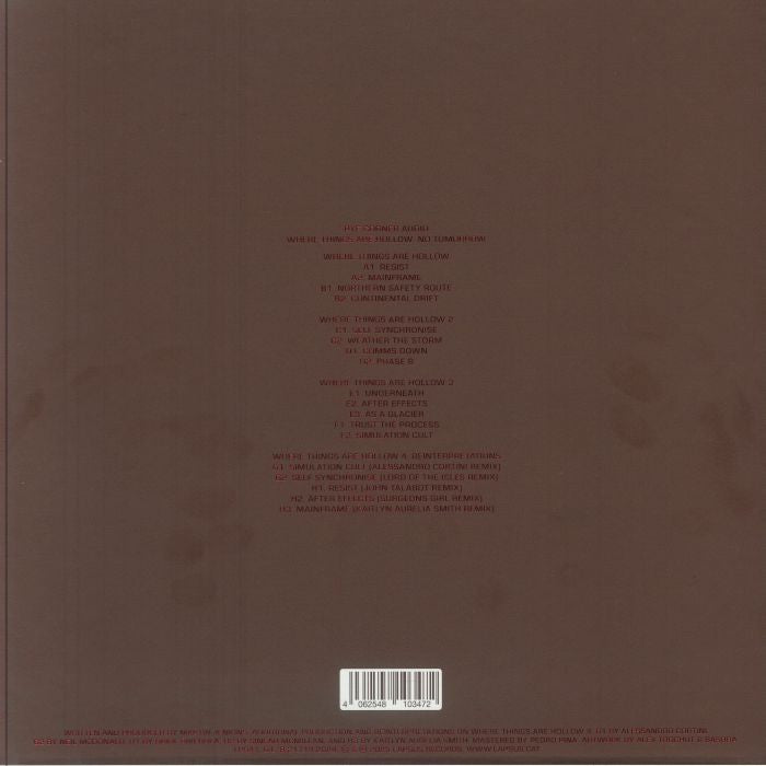 Pye Corner Audio - Where Things Are Hollow: No Tomorrow (12"+12"+12"+12"+Box Set)