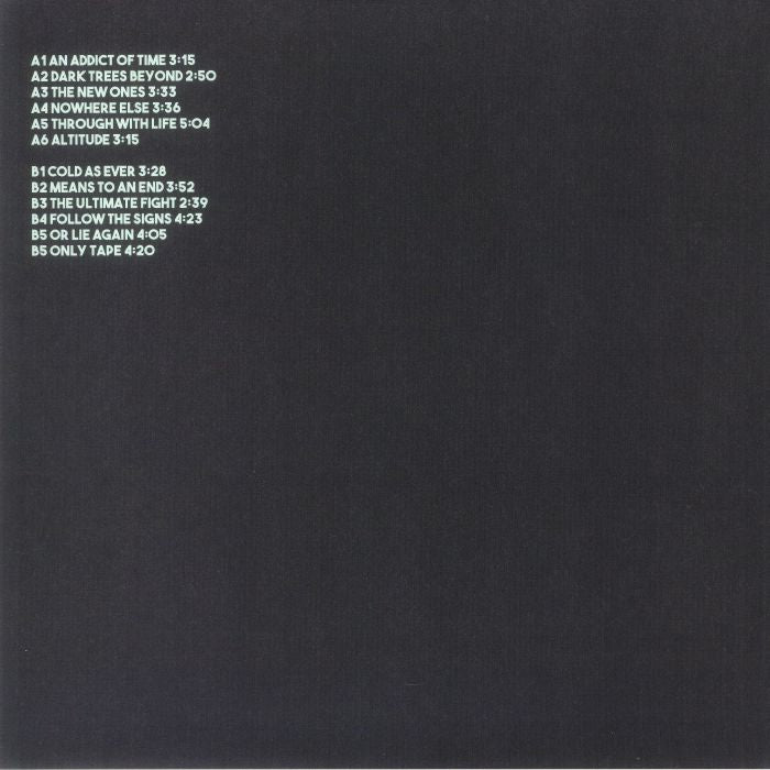 A Blaze Colour – Against The Dark Trees Beyond (LP, OnderStroom Records, 2022) Back Cover