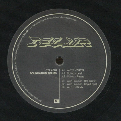 A Sts / Schott / Alen Palamar – Foundation Series (12", Telur, 2026) Back Cover