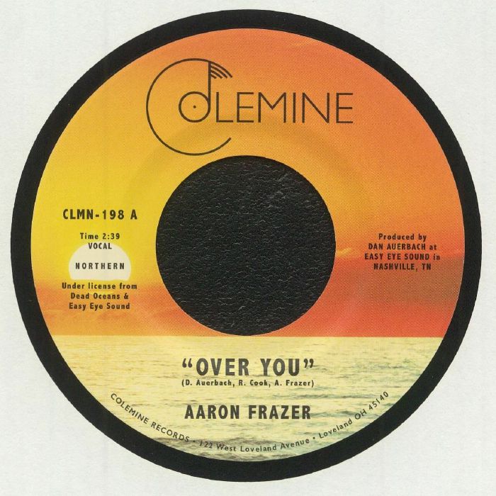 Aaron Frazer – Over You / Have Mercy (7", Orange, Colemine Records, 2021) Front Cover