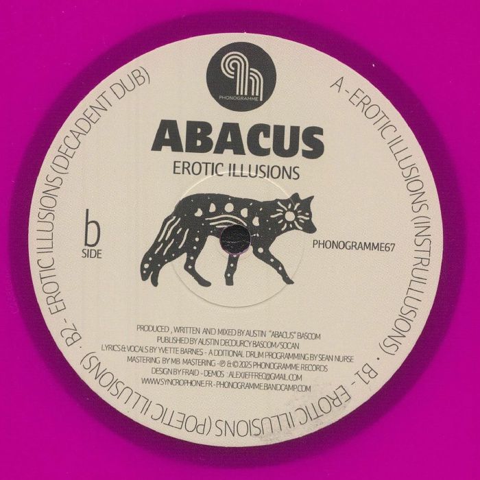 Abacus – Erotic Illusions (12", Purple, Phonogramme, 2025) Back Cover