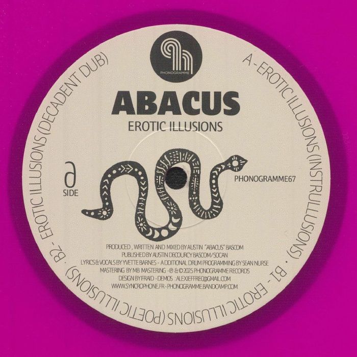 Abacus – Erotic Illusions (12", Purple, Phonogramme, 2025) Front Cover
