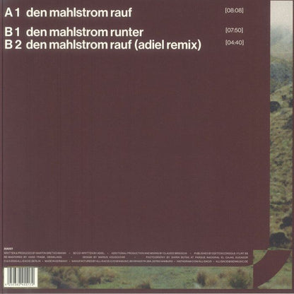 Acid Pauli – Den Mahlstrom Rauf (12", All Is Acid, 2025) Back Cover