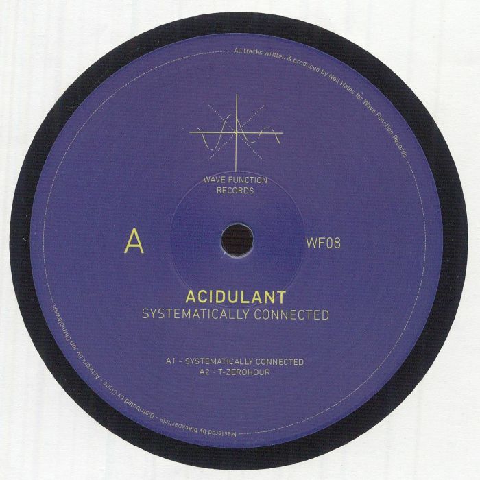 Acidulant – Systematically Connected (12", Wave Function Records, 2026) Front Cover
