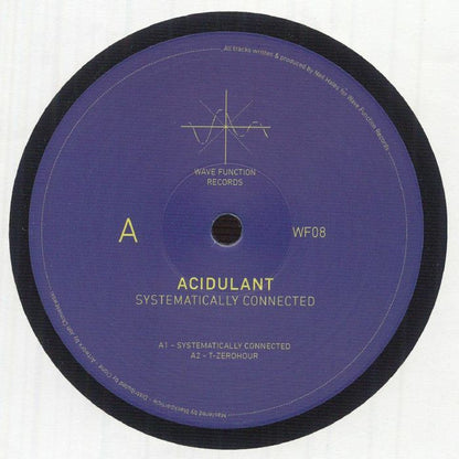 Acidulant – Systematically Connected (12", Wave Function Records, 2026) Front Cover