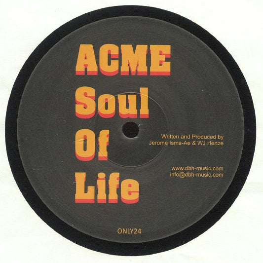 ACME – Soul Of Life (12", Only One Music, 2024) Front Cover