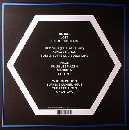 Actress – Splazsh (2x12", Honest Jon's Records, 2010) Back Cover