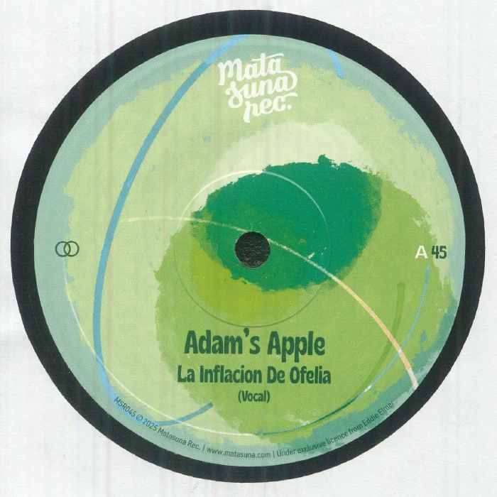 Adam's Apple – La Inflacion De Ofelia (7", Matasuna Rec., 2025) Front Cover
