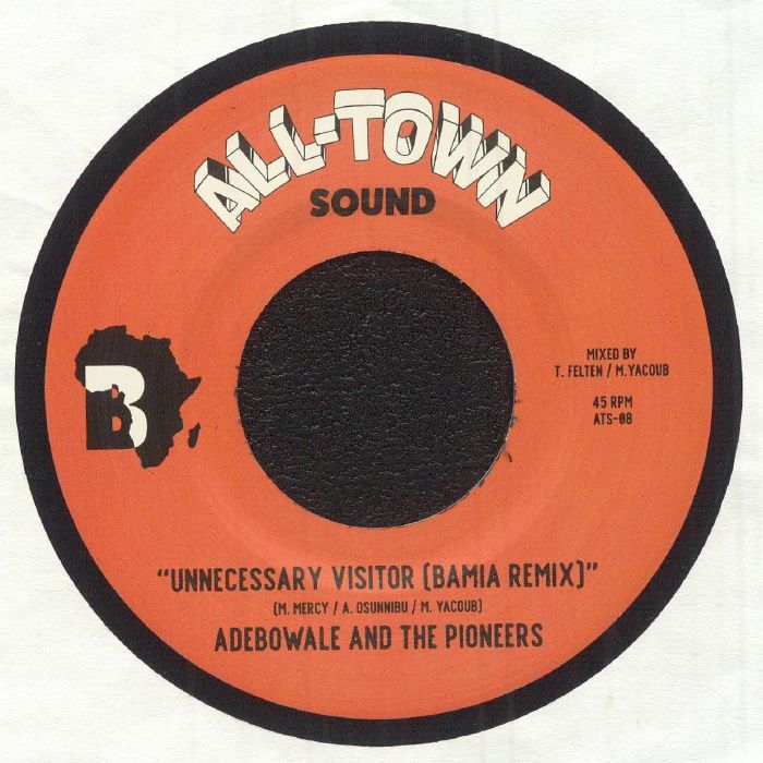 Adebowale And The Pioneers – Kilofese / Unnecessary Visitor (7", All-Town Sound, 2025) Back Cover
