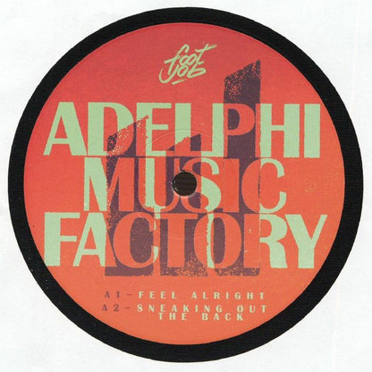 Adelphi Music Factory – Sneaking Out The Back EP (12", Footjob, 2026) Front Cover