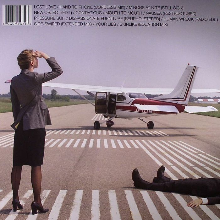 ADULT. – Resuscitation (2xLP, Black & Red Marble, Ghostly International, 2022) Back Cover