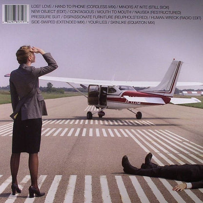 ADULT. – Resuscitation (2xLP, Black & Red Marble, Ghostly International, 2022) Back Cover