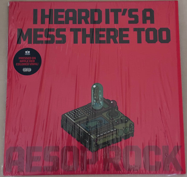 Aesop Rock – I Heard It's A Mess There Too (LP, Apple Red, Rhymesayers Entertainment, 2025) Front Cover
