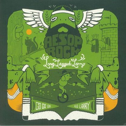 Aesop Rock – Long Legged Larry (7", Green, Rhymesayers Entertainment, 2021) Front Cover