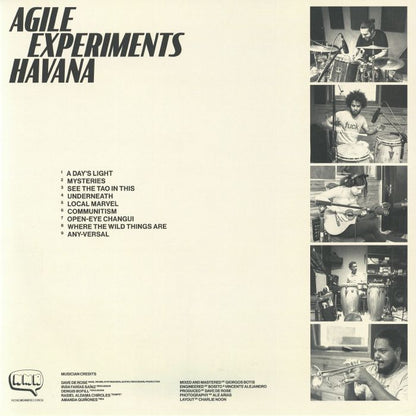 Agile Experiments – Havana (LP, None More, 2026) Back Cover