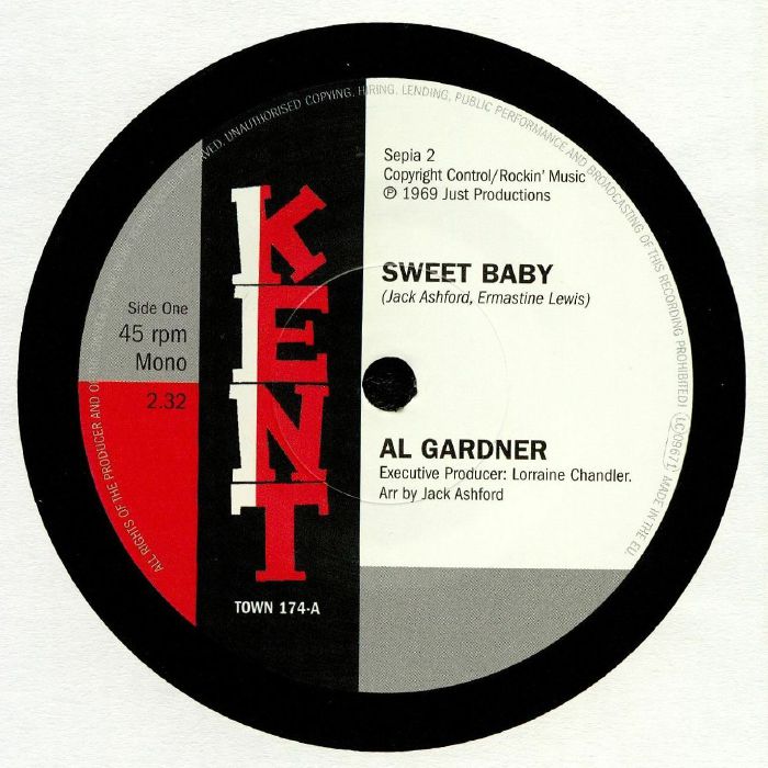 Al Gardner / Jack Ashford – Sweet Baby / I'll Fly To Your Open Arms (7", Kent Records, 2025) front cover