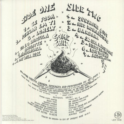Al Mati – Some Shit (LP, Left Ear Records, 2025) Back Cover