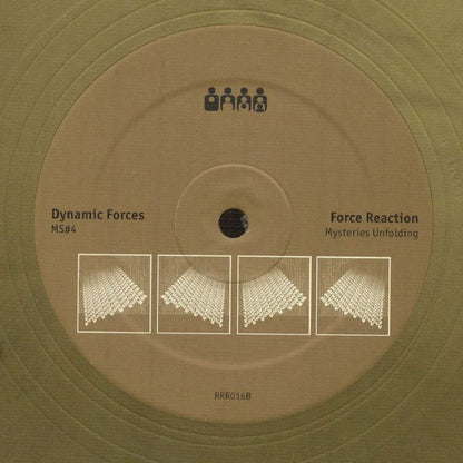 Aleksi Perala / Conrad Von Orton / Dynamic Forces / Force Reaction – Fw 25 / 26 AB (12", gold, Repetitive Rhythm Research, 2026) Back Cover