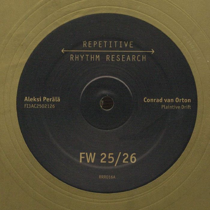Aleksi Perala / Conrad Von Orton / Dynamic Forces / Force Reaction – Fw 25 / 26 AB (12", gold, Repetitive Rhythm Research, 2026) Front Cover