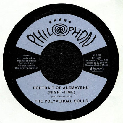 Alemayehu Eshete & The Polyversal Souls – Addis Abeba Bete (Live) / Portrait Of Alemayehu (Night-Time) (7", Philophon, 2019) Back Cover