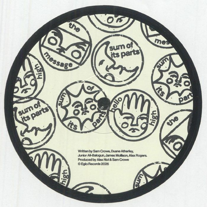 Alex Nut presents Sum Of Its Parts – The Message EP (12", Eglo, 2026) Back Cover