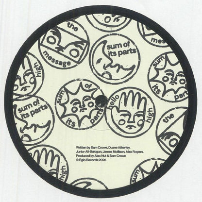 Alex Nut presents Sum Of Its Parts – The Message EP (12", Eglo, 2026) Back Cover