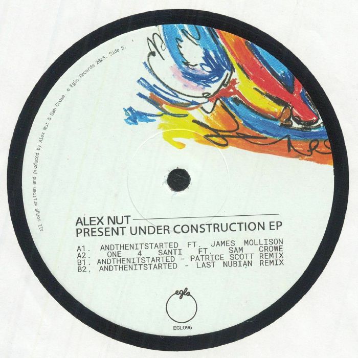 Alex Nut – Under Construction EP (12", Eglo Records, 2025) Back Cover