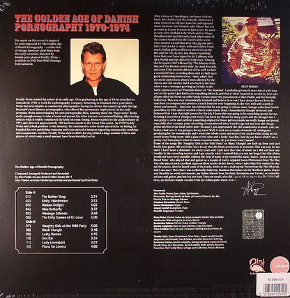Alex Puddu – The Golden Age Of Danish Pornography (LP, Schema Easy Series, 2012) Back Cover