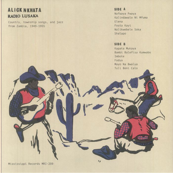 Alick Nkhata – Radio Lusaka (LP, Mississippi Records, 2025) back cover