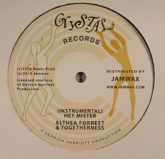 Althea Forrest & Togetherness – Hey Mister (12", Crystal Records, 2016) Back Cover