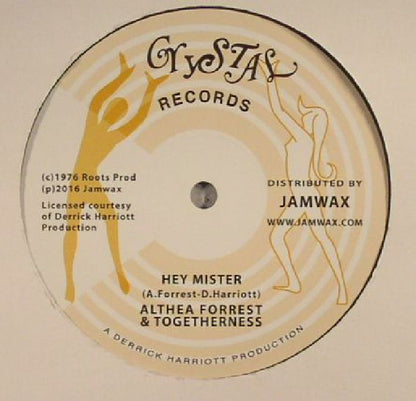 Althea Forrest & Togetherness – Hey Mister (12", Crystal Records, 2016) Front Cover