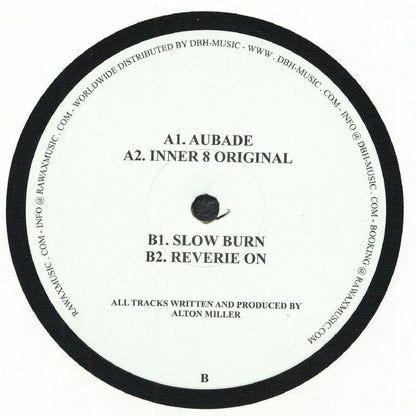 Alton Miller – Summer Bliss (12", Housewax, 2026) Back Cover