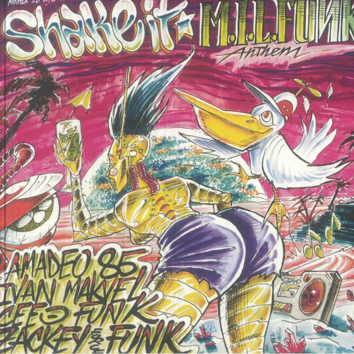 Amadeo 85 Ivan Makvel Cee O Funk Zackey Force Funk – Shake It / M.I.L.FUNK Anthem (Kalashnilove) (7", Mother I'd Like To Funk, 2026) Front Cover