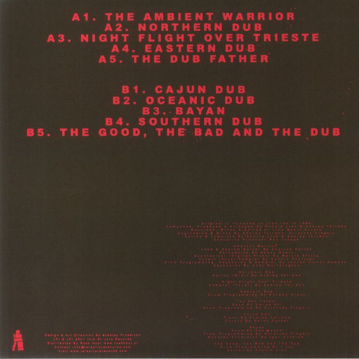 Ambient Warrior – Dub Journey's (LP, Isle Of Jura, 2021) Back Cover