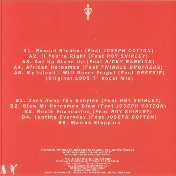 Ambient Warrior – Warrior Voices (LP, Isle Of Jura, 2024) Back Cover