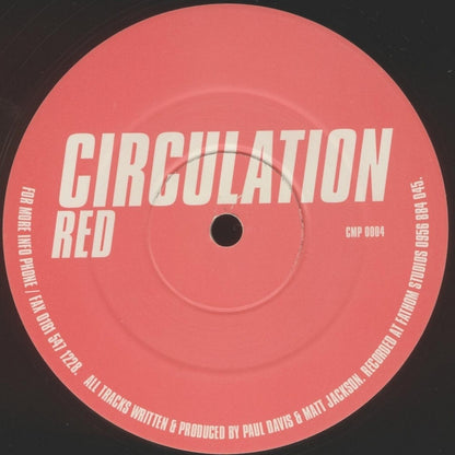 Circulation – Red (12", Circulation, 1998) Front Cover