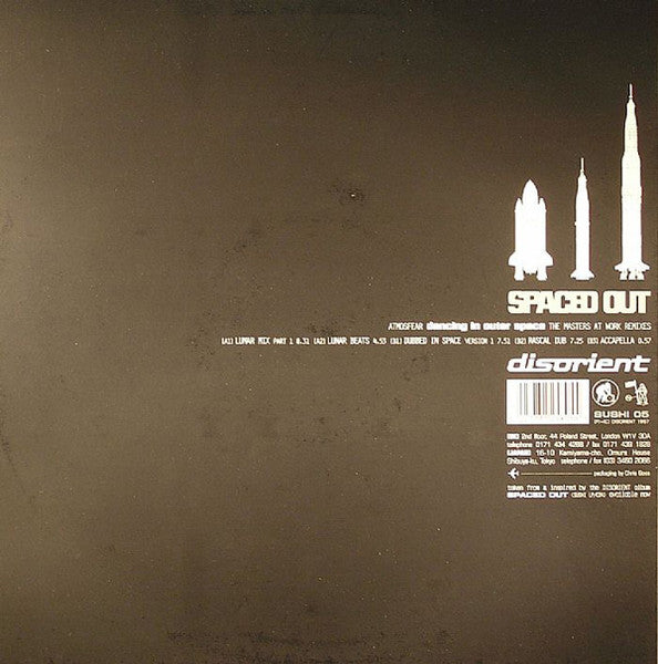 Atmosfear – Dancing In Outer Space (Masters At Work Remixes) (12", Disorient, 1997) Back Cover