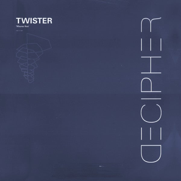Twister – Mauna Kea (12", Decipher Recordings, 2000) Front Cover