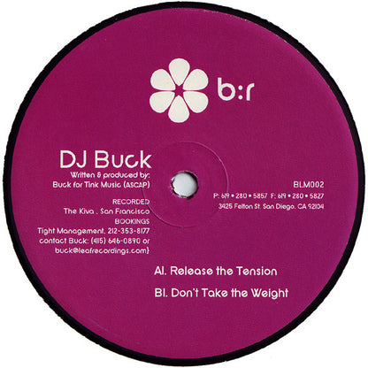 DJ Buck – Release The Tension (12", Bluem Recordings, 2001) Front Cover