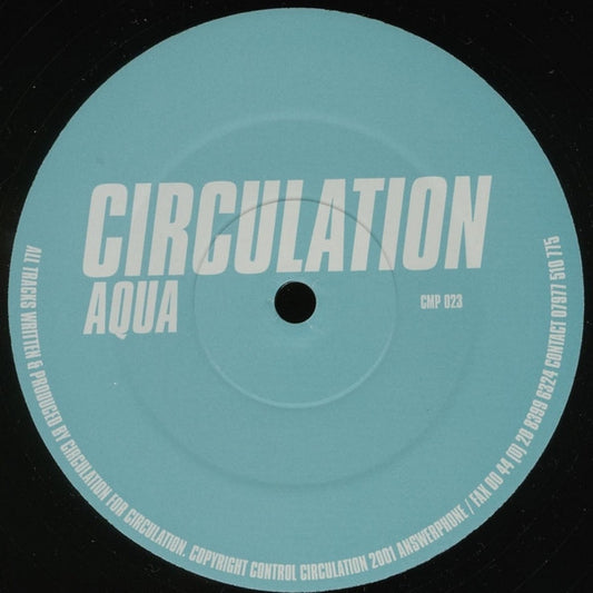 Circulation – Aqua (12", Circulation, 2001) Front Cover