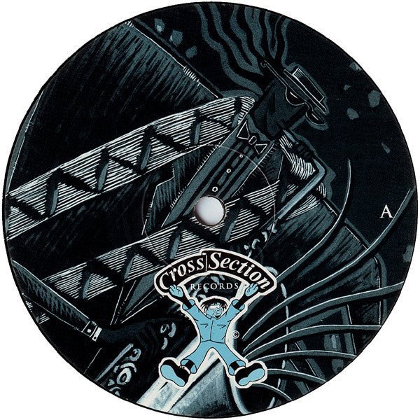 Mike Huckaby – The Jazz Republic (12", Cross Section Records, 1997) Back Cover