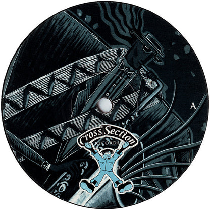 Mike Huckaby – The Jazz Republic (12", Cross Section Records, 1997) Back Cover