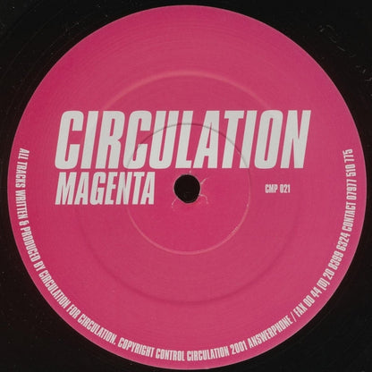 Circulation – Magenta (12", Circulation, 2001) Front Cover